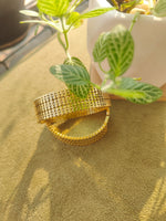 Load image into Gallery viewer, Adrika Scale Stainless Steel Bangle β Anti-Tarnish Statement Bracelet for Women