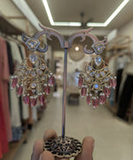 Load image into Gallery viewer, Isla Kundan Chandelier Earrings
