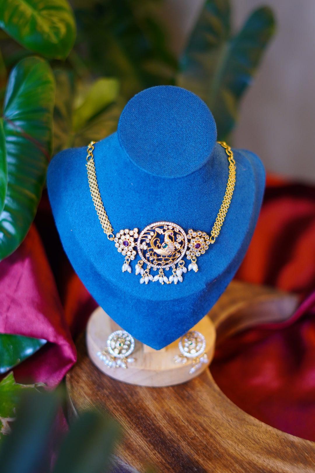 Mayura Royale Peacock Necklace Set