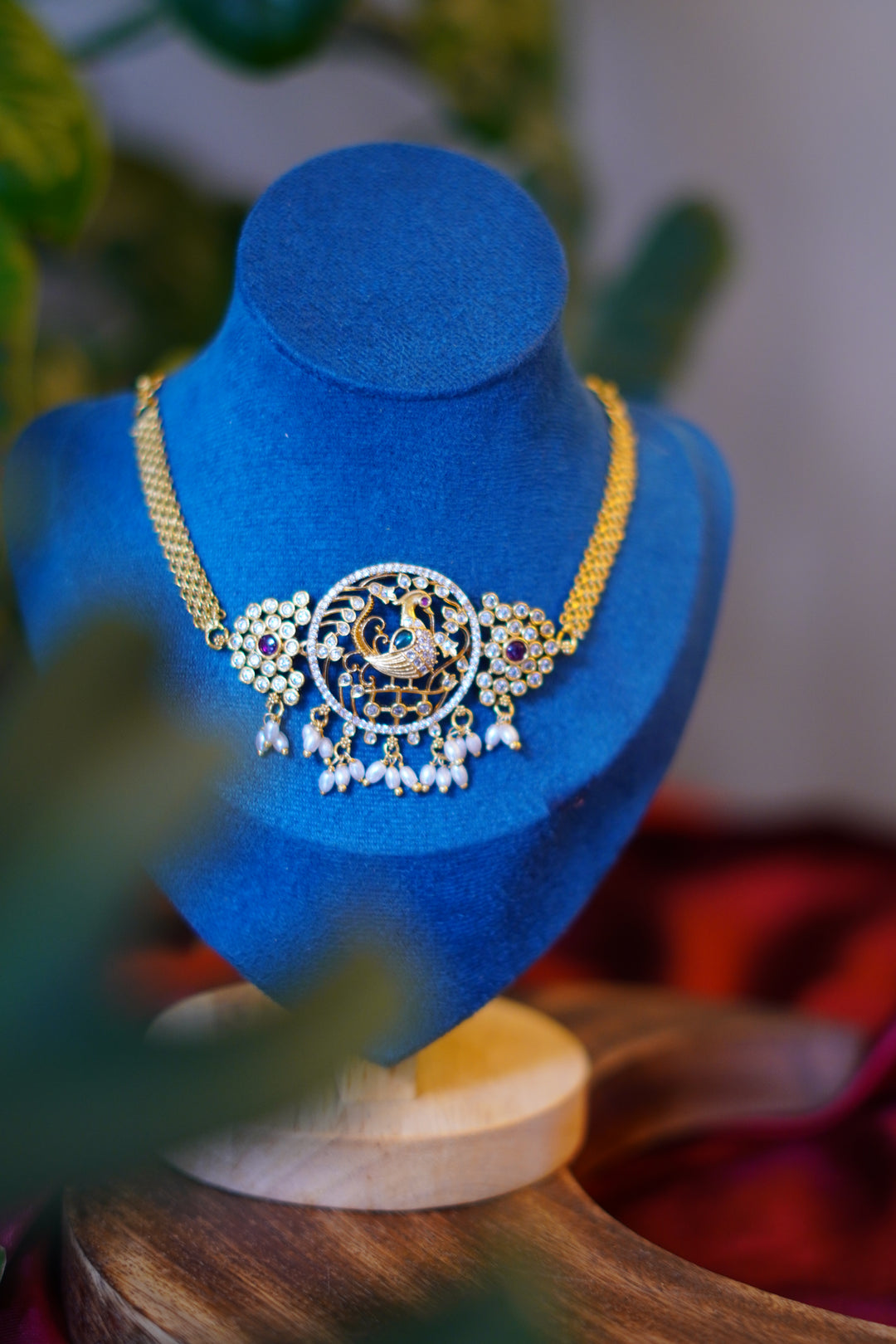 Mayura Royale Peacock Necklace Set
