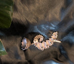 Load image into Gallery viewer, Antique Peacock Jhumkas in Oxidized Silver
